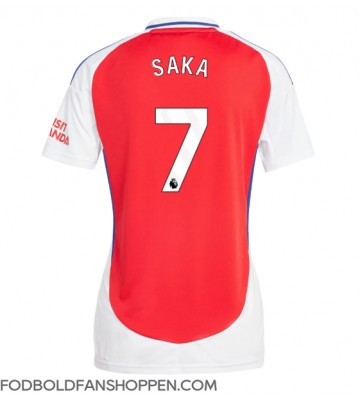 Arsenal Bukayo Saka #7 Hjemmebanetrøje Dame 2024-25 Kortærmet